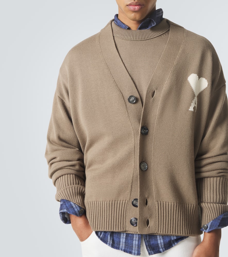 Ami de Caur wool and cotton cardigan