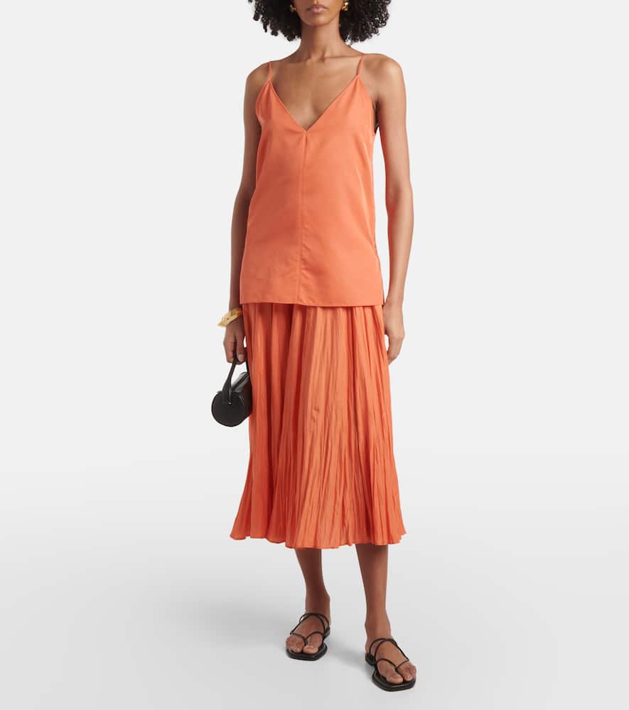 Sully silk midi skirt