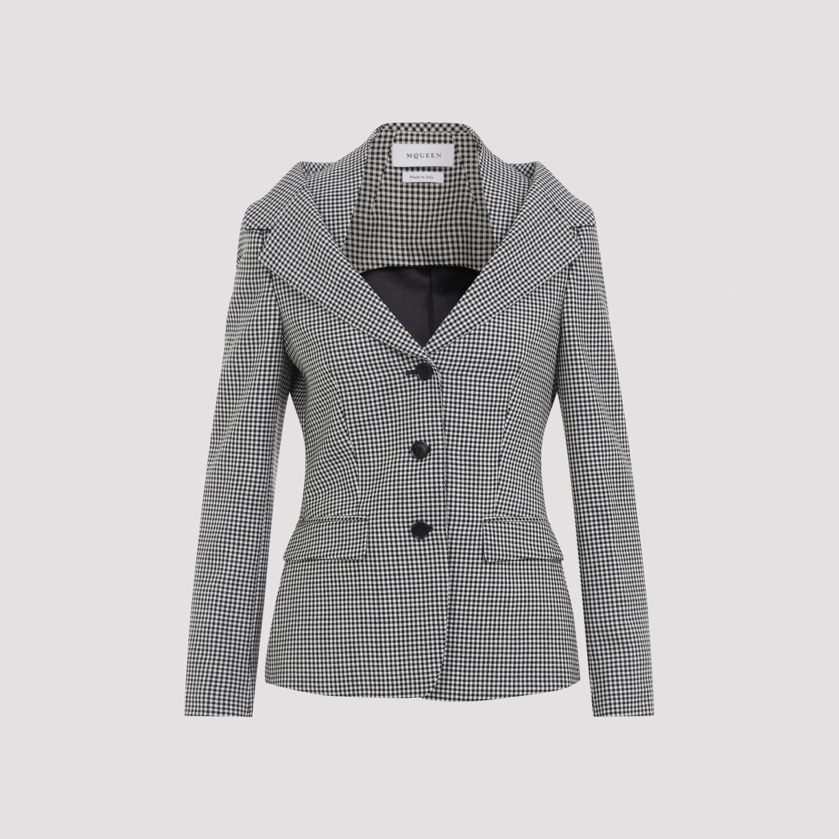 Off Shoulder Wool Jacket Harness for Women