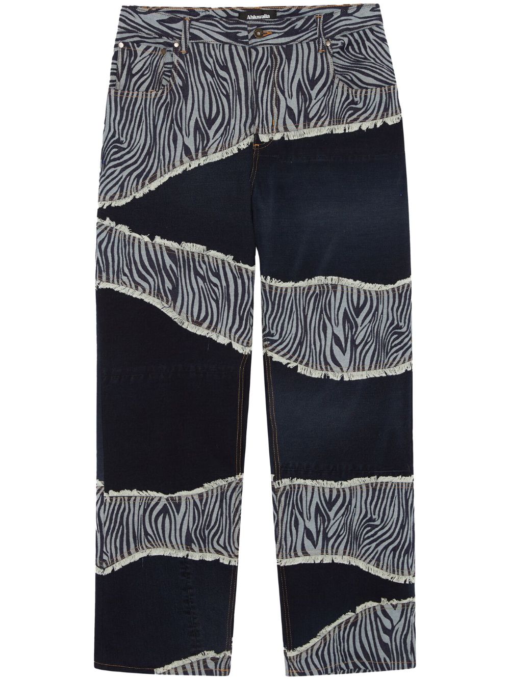 Rework low-rise jeans - Black