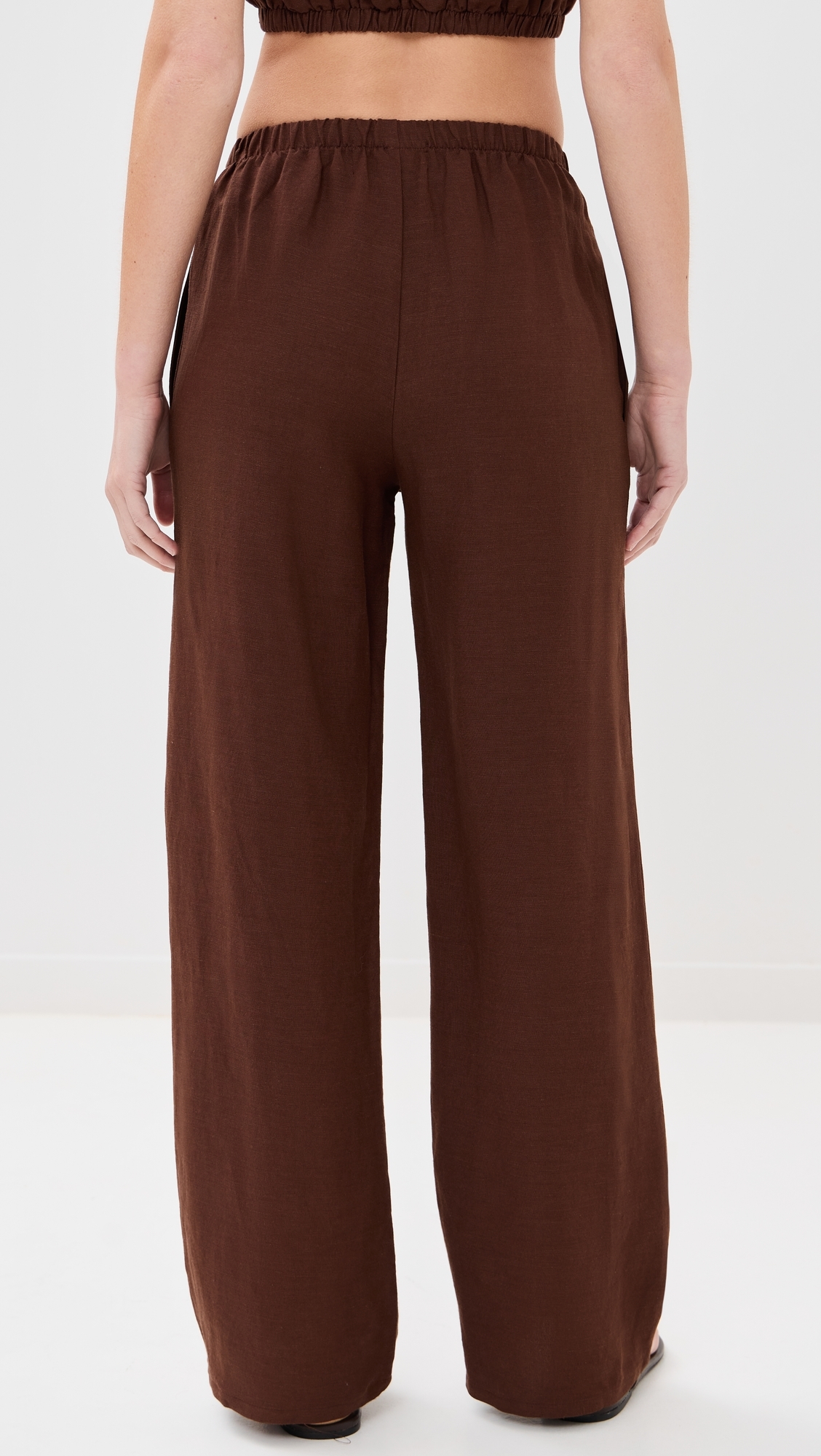 LE BOP Camille Pull On Pants Chocolate