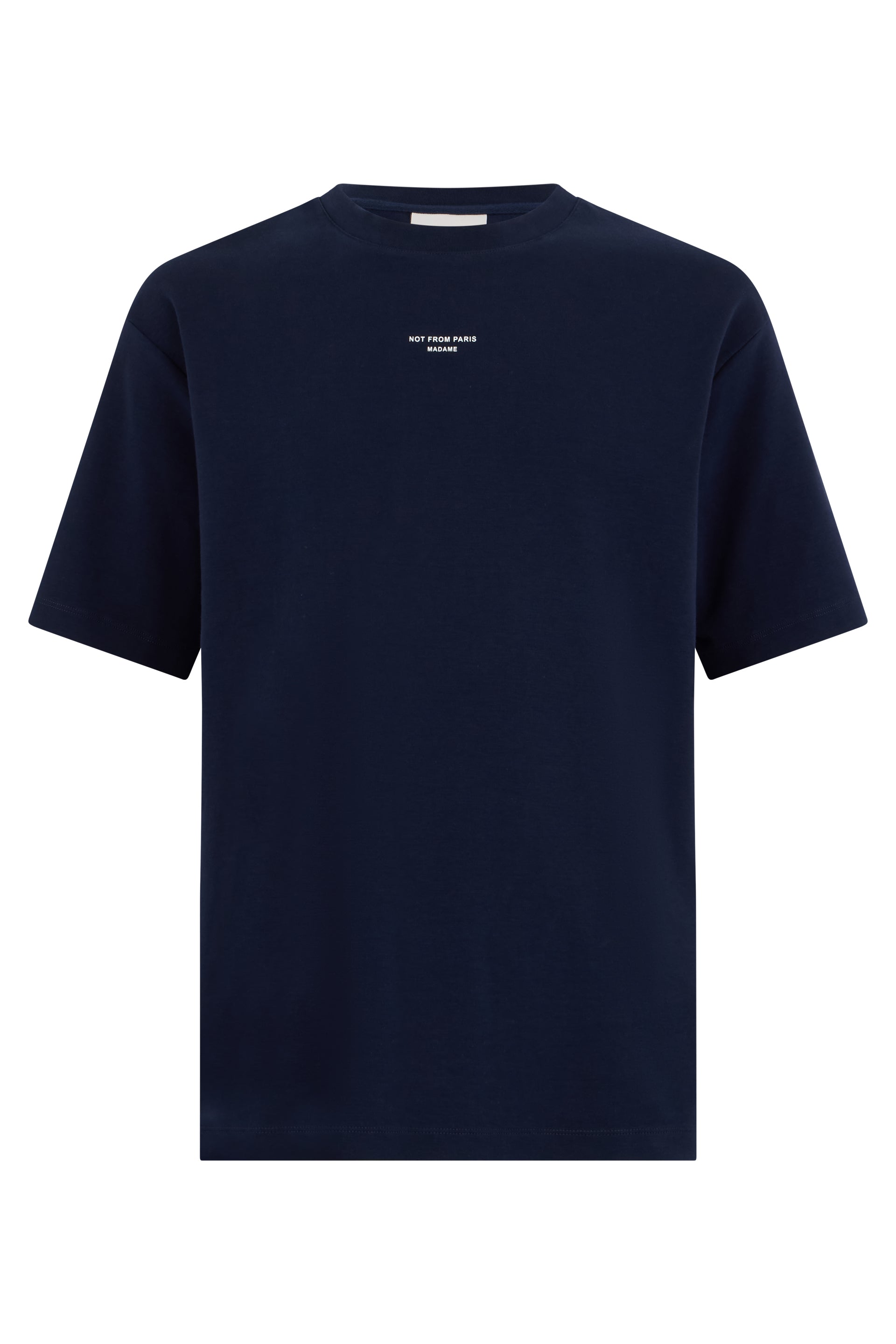 Logo-Embroidered Cotton T-Shirt — Navy