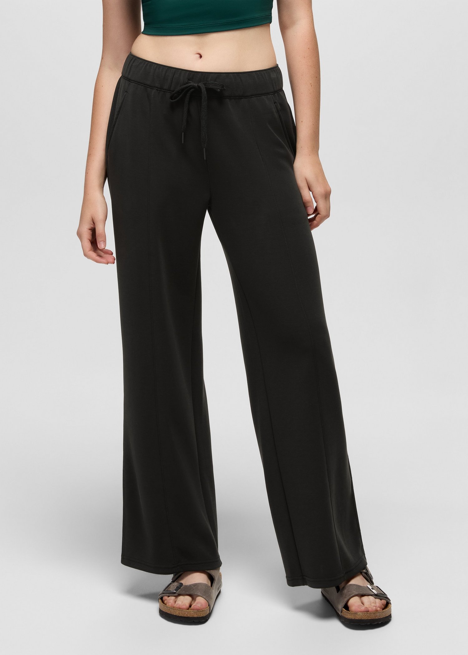 Women's prAna Shea Soft Drawstring Wide Leg Pant - Cacao