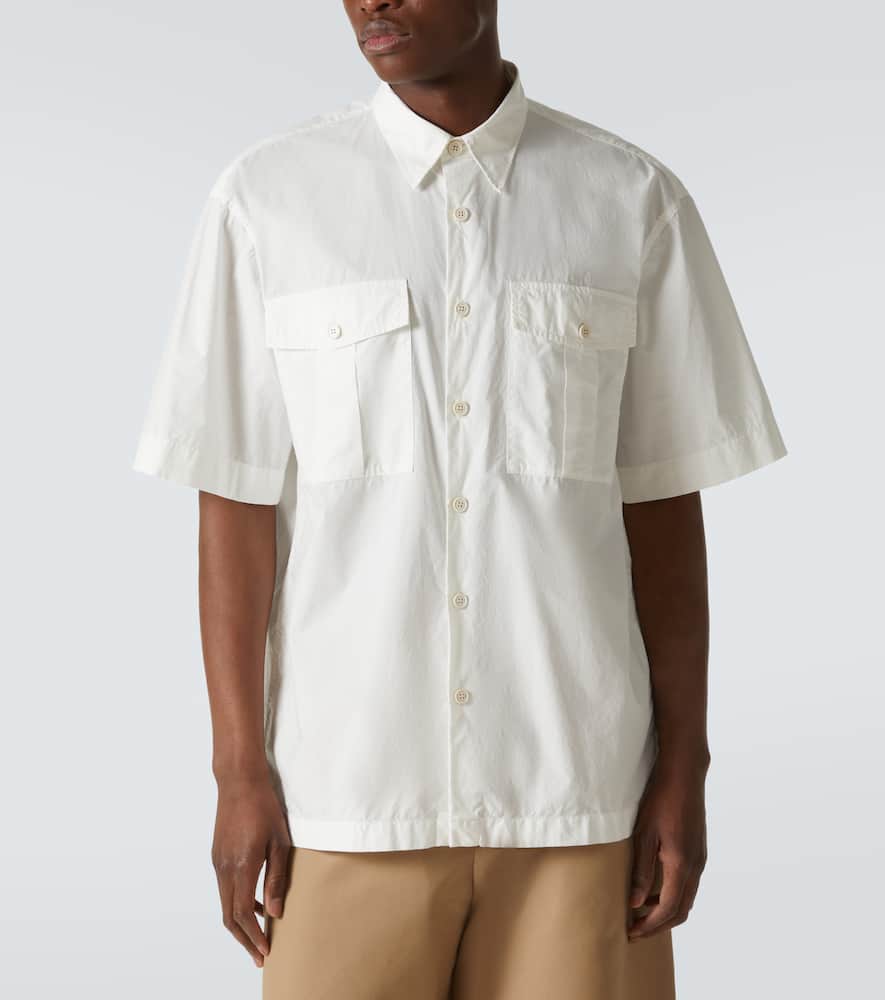 Cotton canvas shirt