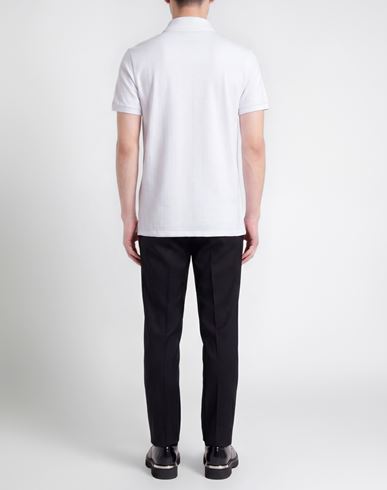 Man Polo shirt White Size XXL Cotton, Elastane