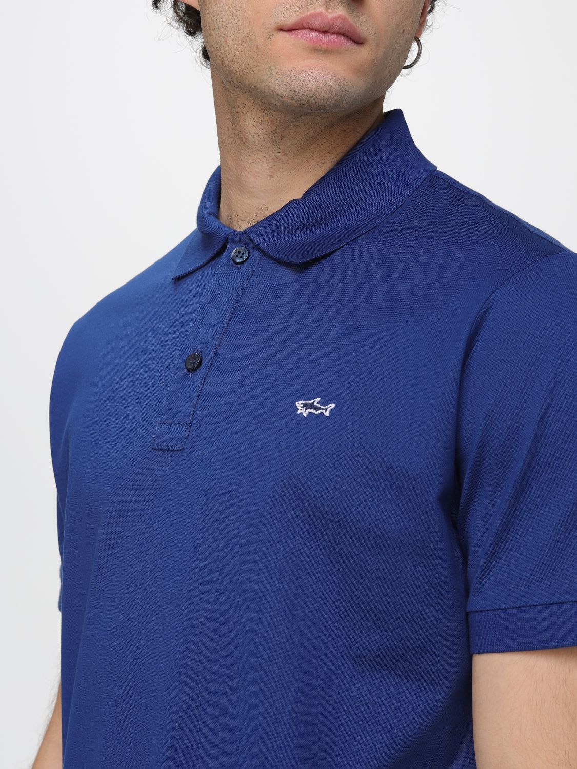 Polo Shirt Men color White
