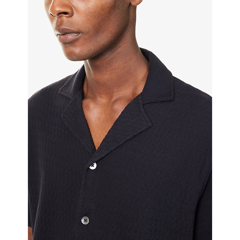 Mens Kirk Regular-Fit Cotton-Knitted Polo Shirt