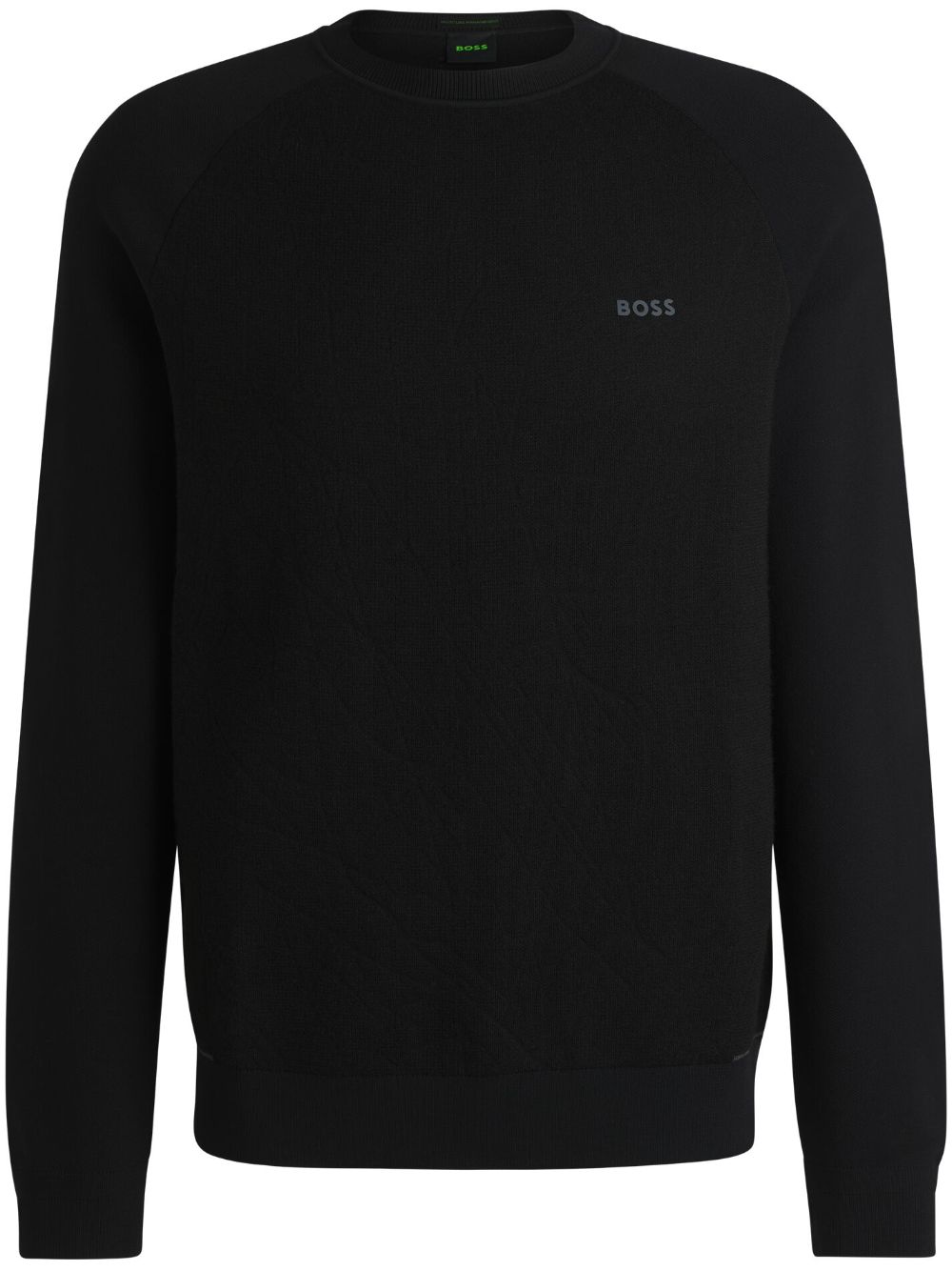 Logo-rubberized sweatshirt - Black