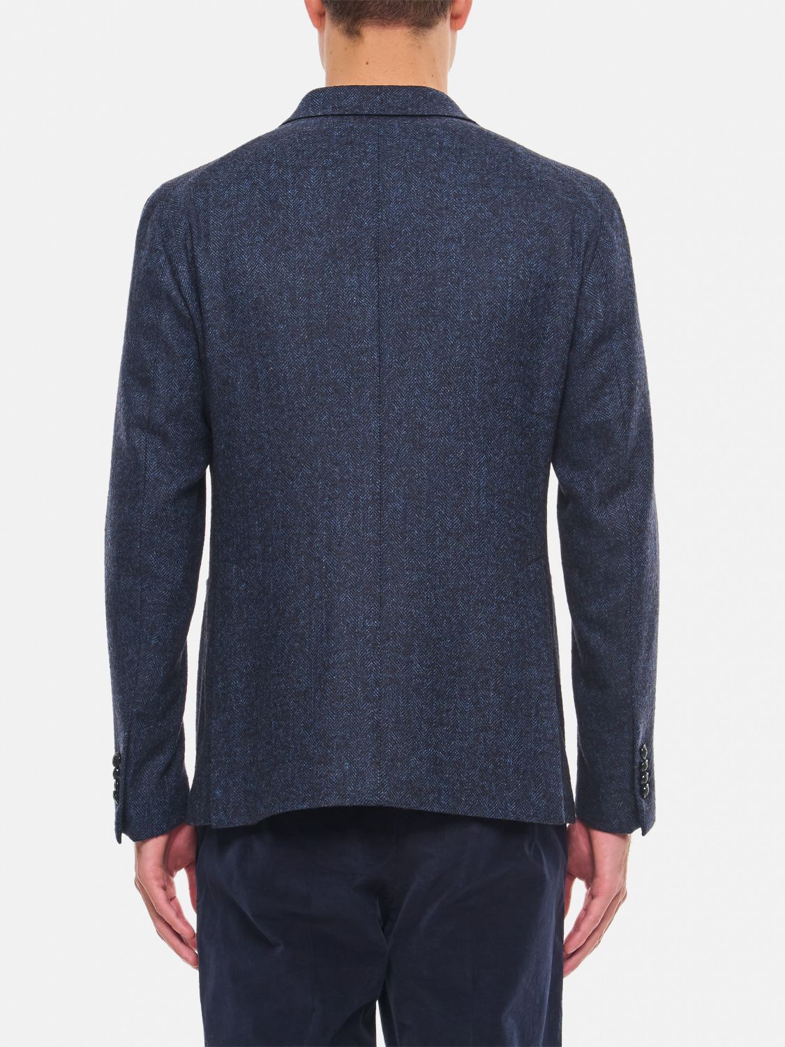 Herringbone blazer - Blue