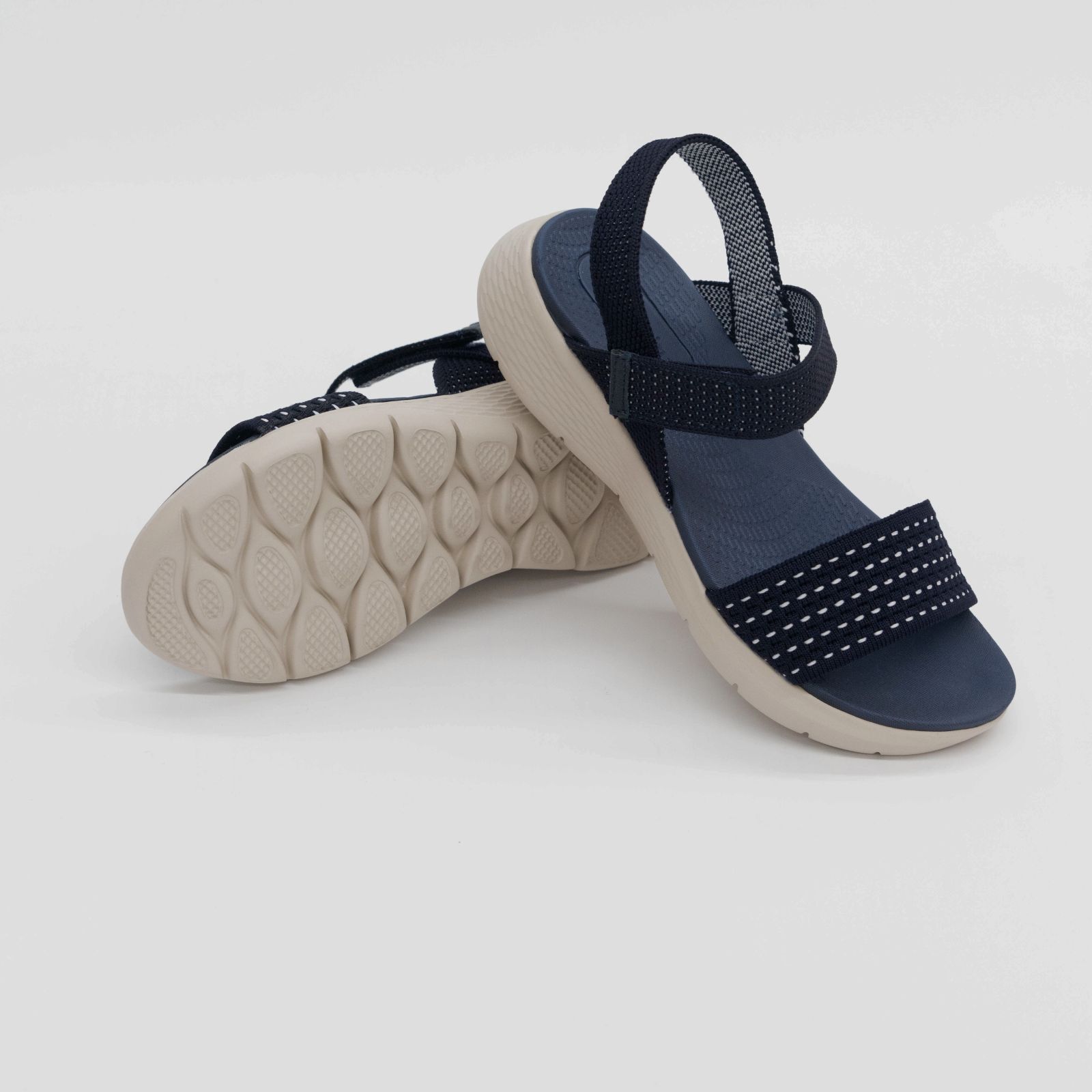 IVACHY Women's Comfortable Sandals-Lightweight Platform Sandals in Blue