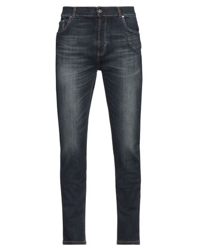 Man Jeans Blue Size 29 Cotton, Elastane