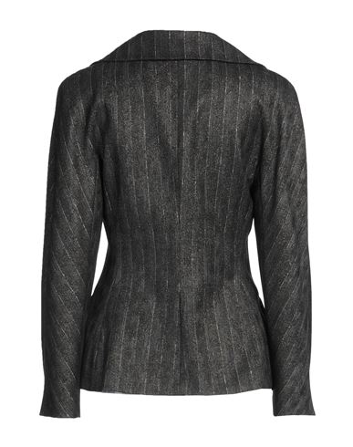 Alberta Ferretti Woman Blazer Black Size 4 Polyester, Wool, Viscose, Polyamide