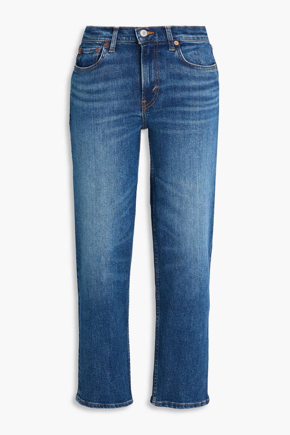 70s mid-rise straight-leg jeans - Blue - 26