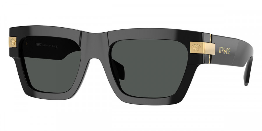 Dark Grey Square Mens Sunglasses VE4464 GB1/87 52