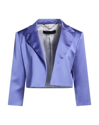 Woman Jacket Purple Size 10 Polyester, Elastane
