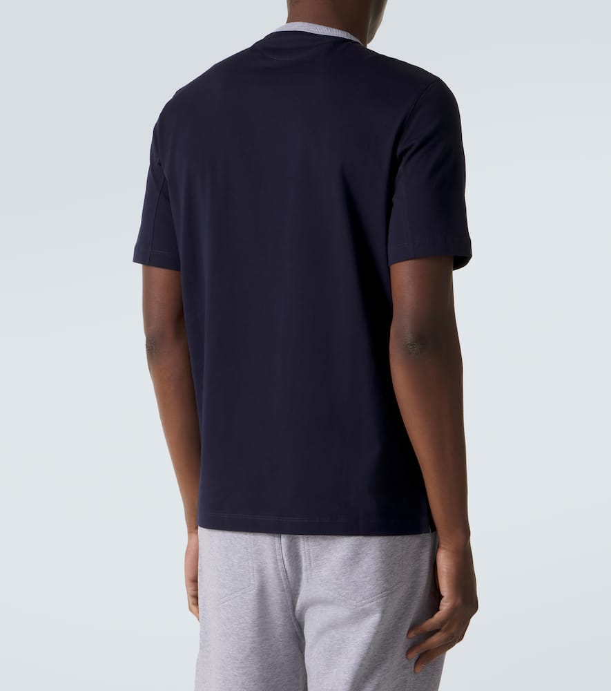 Printed cotton jersey T-shirt