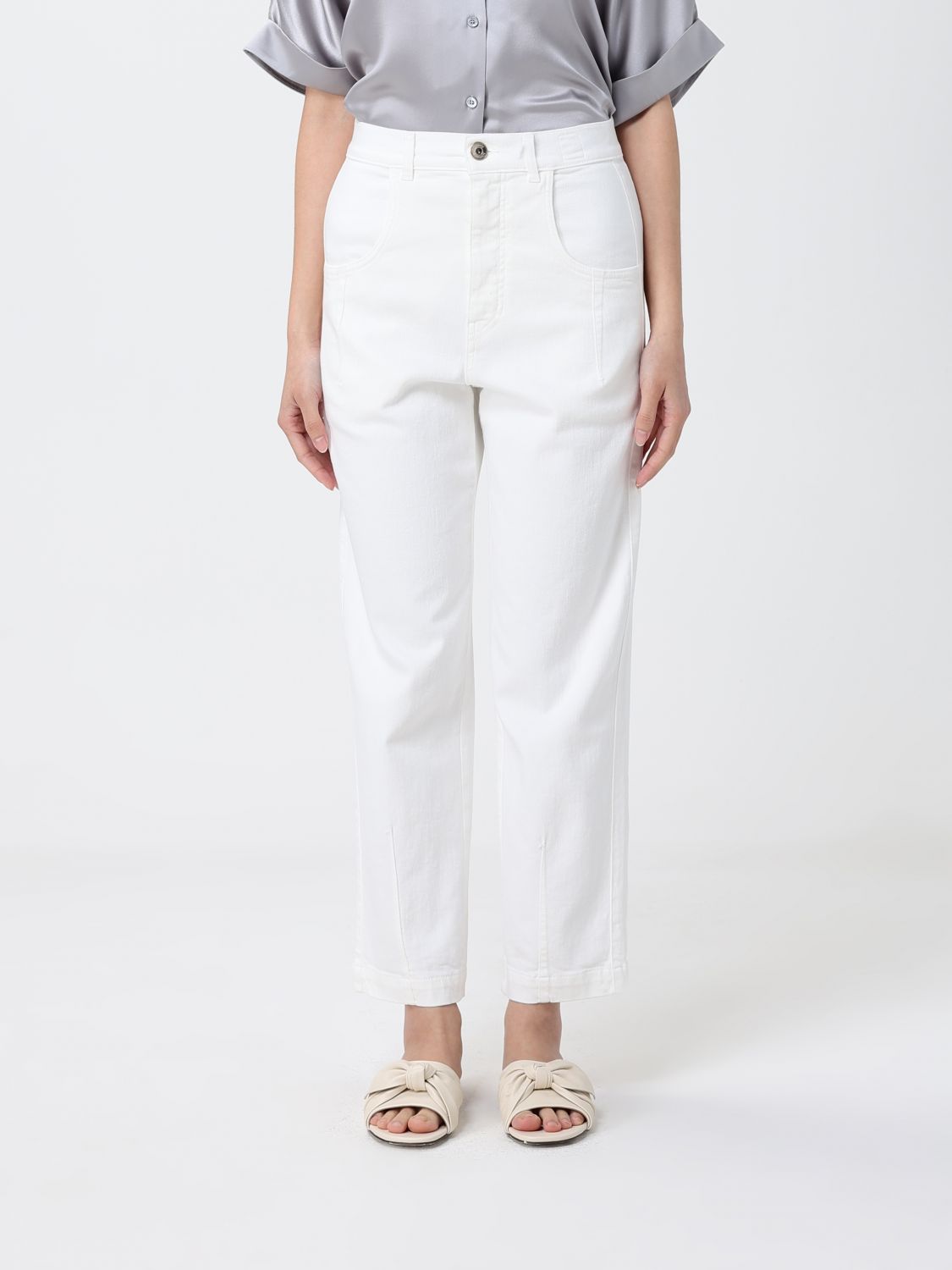 Pants Woman color White