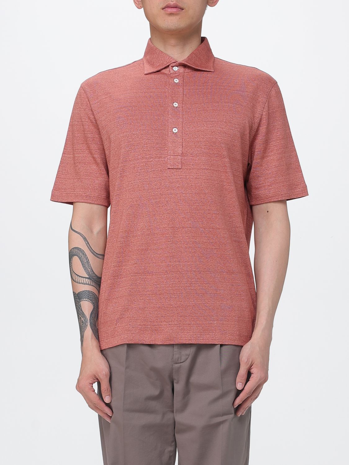 Polo Shirt Men color Blue