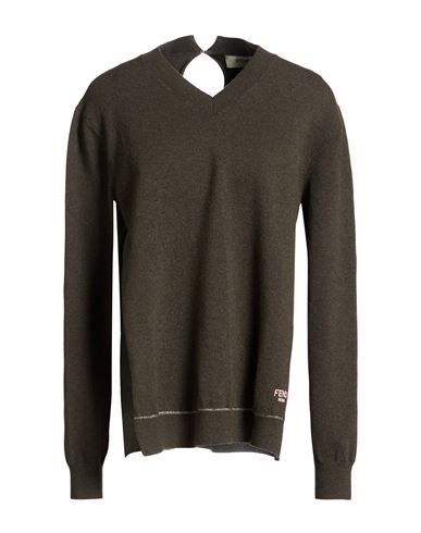 Woman Sweater Dark green Size 2 Cashmere, Elastane, Viscose