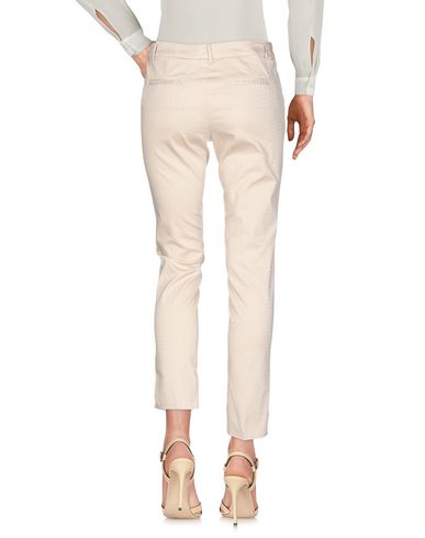 Rossopuro Woman Pants Sand Size 2 Cotton, Elastane