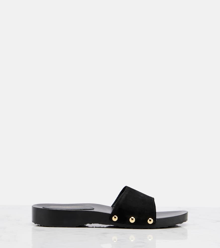 Gianvito Rossi Riviera suede slides
