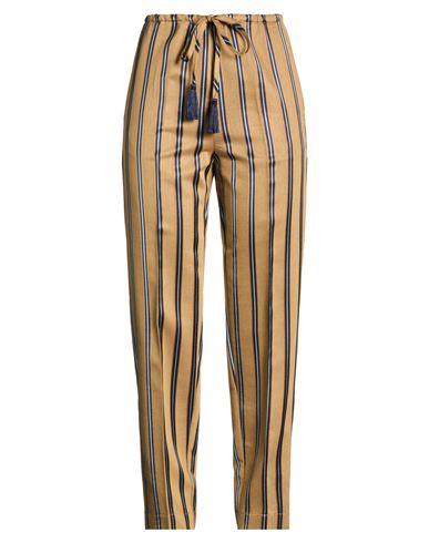 Forte_forte Woman Pants Gold Size 2 Viscose, Polyester, Virgin Wool