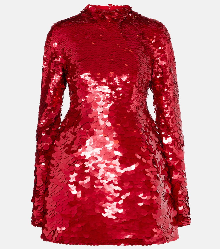 Terfrite sequined jersey minidress