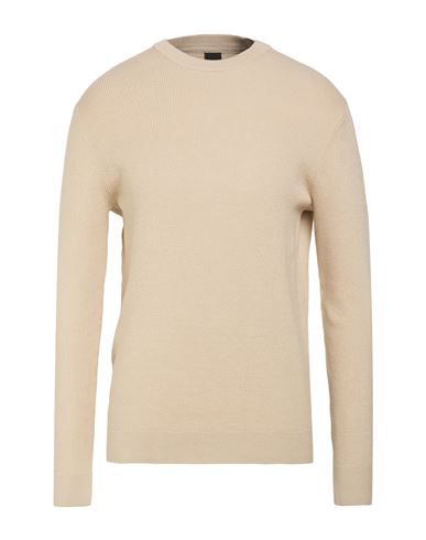 Man Sweater Beige Size M Cotton, Nylon