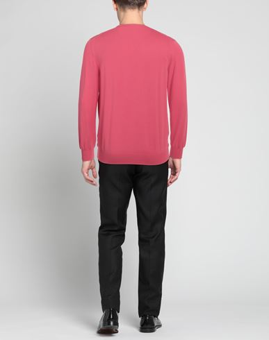 Man Sweater Fuchsia Size 42 Cotton