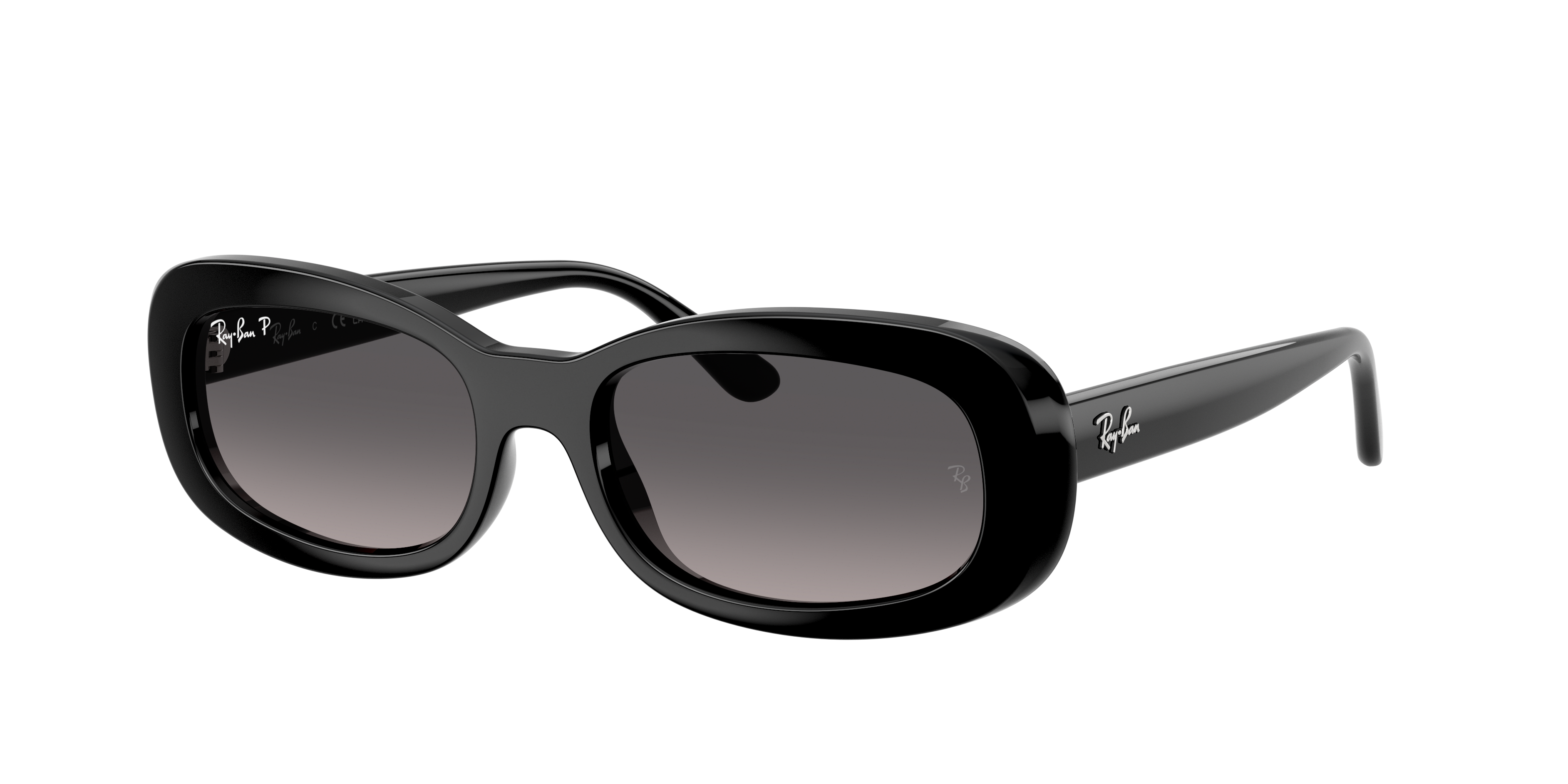 RAY-BAN Woman Sunglasses RB2221  -  Frame color: Transparent Beige, Lens color: Gradient Brown Polarized