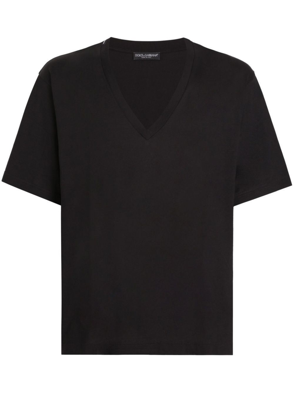 V-neck T-shirt - Black