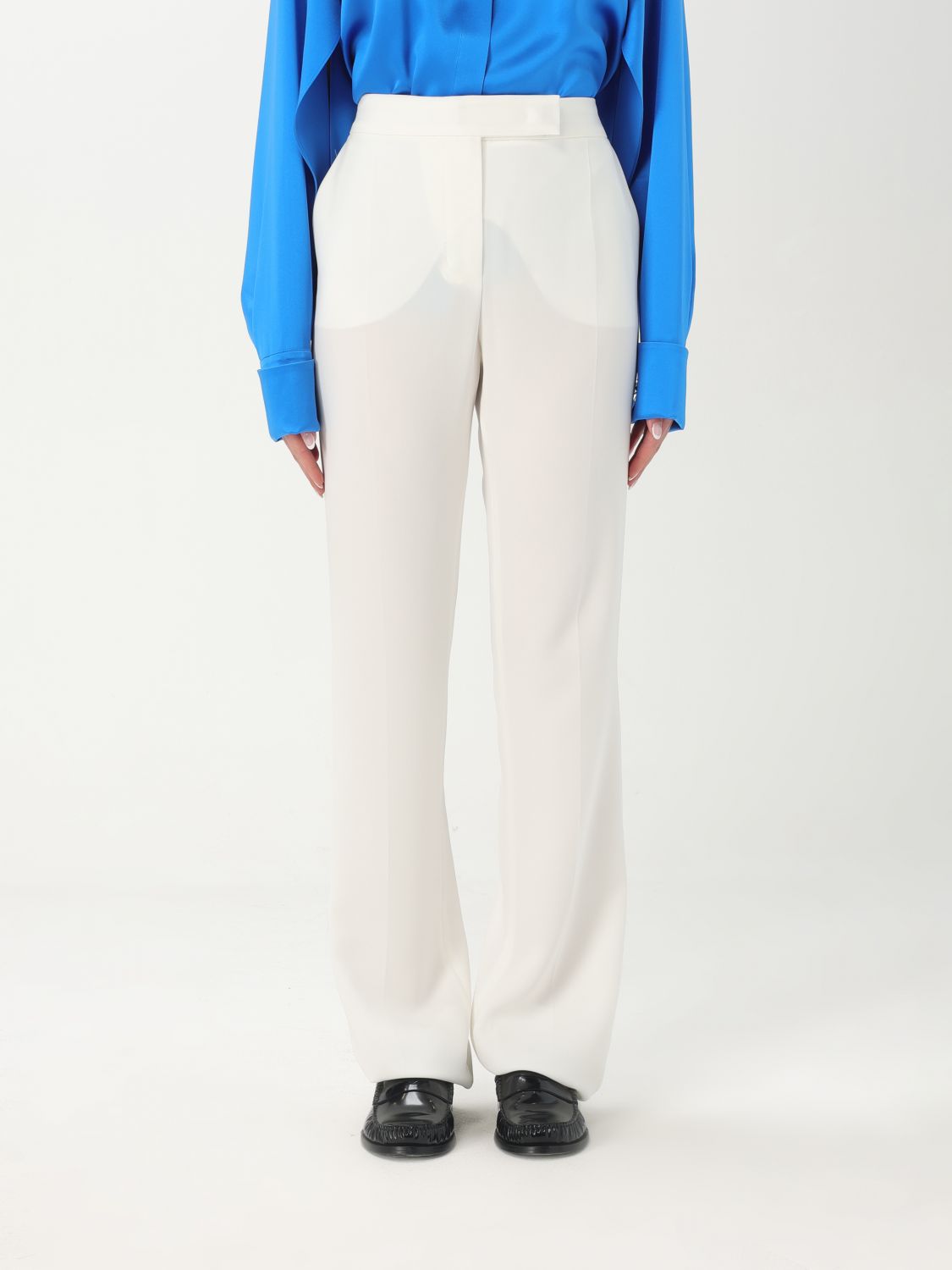 Pants MAX MARA Woman color White
