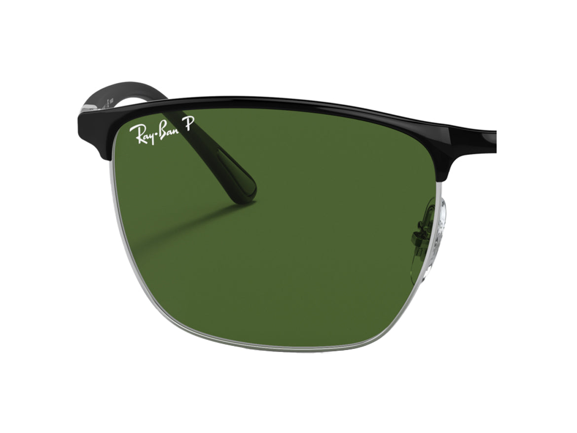 Ray - Ban Unisex Pair of replacement lenses Ray - Ban Rb3686 Replacement lenses Steel Green Squared Polarized Anti-glare