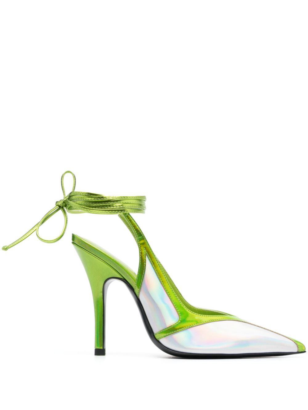 Venus 120mm leather pumps - Green