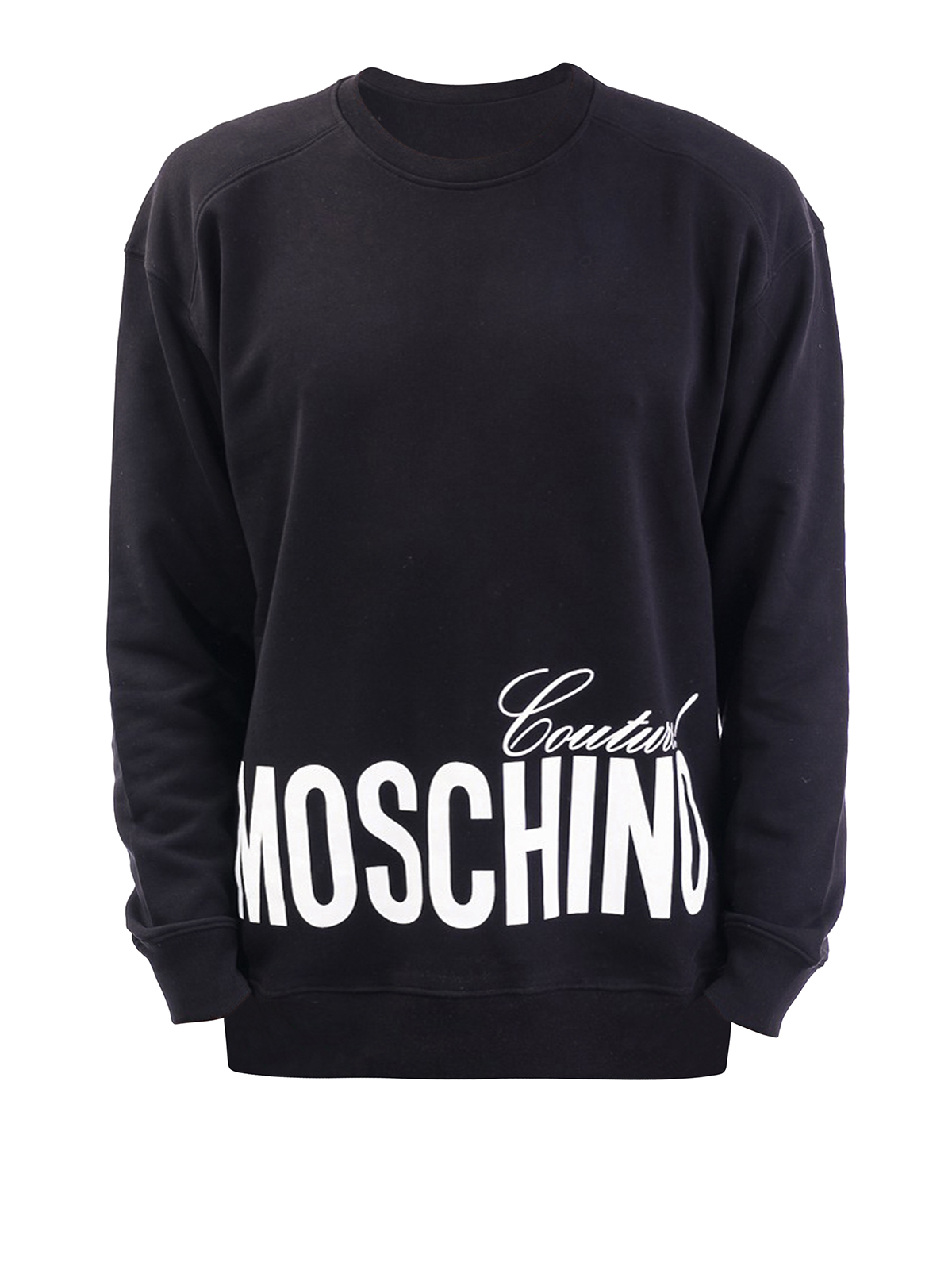 Couture print black sweatshirt