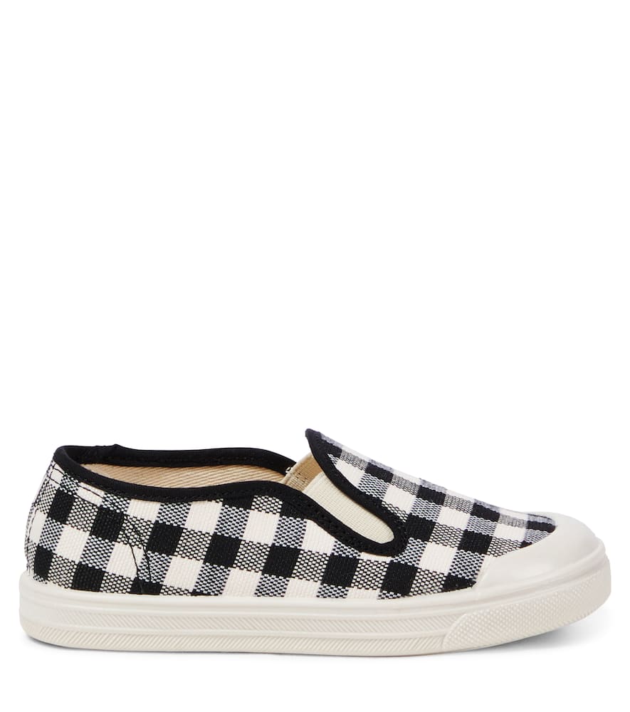 PèPè Gingham slip-on sneakers