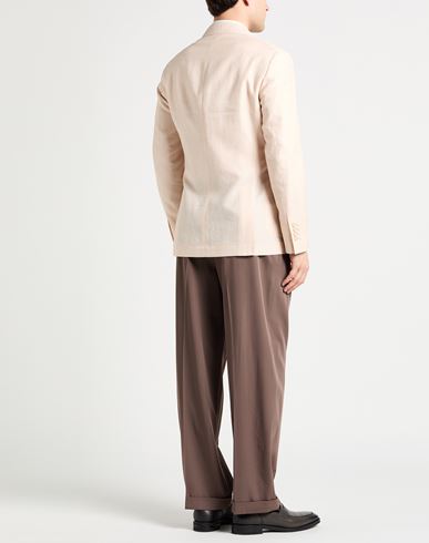 Man Blazer Blush Size 36 Wool, Linen, Silk