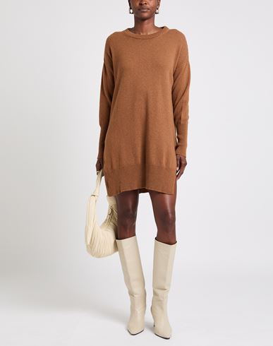 Woman Sweater Brown Size 6 Cashmere
