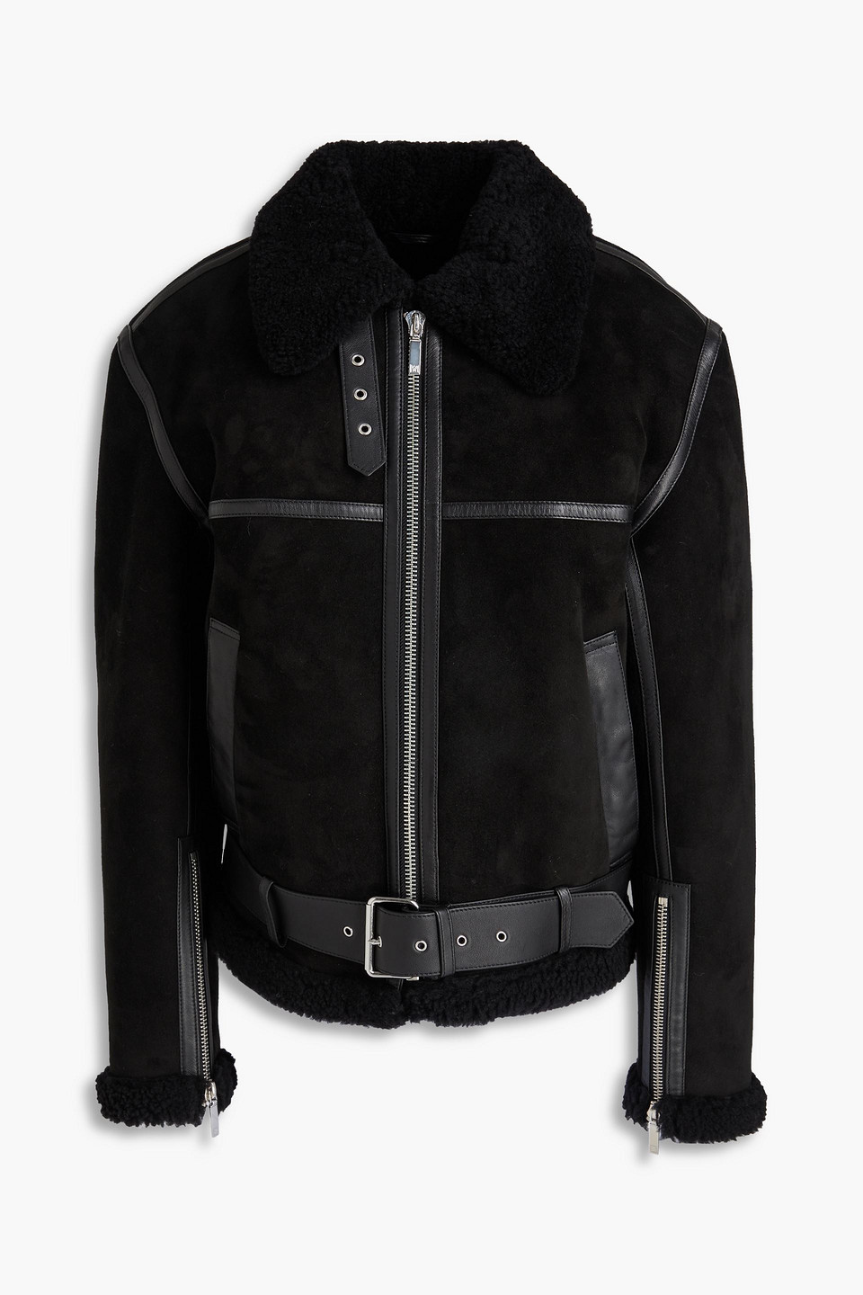 Shearling jacket - Black - FR 32