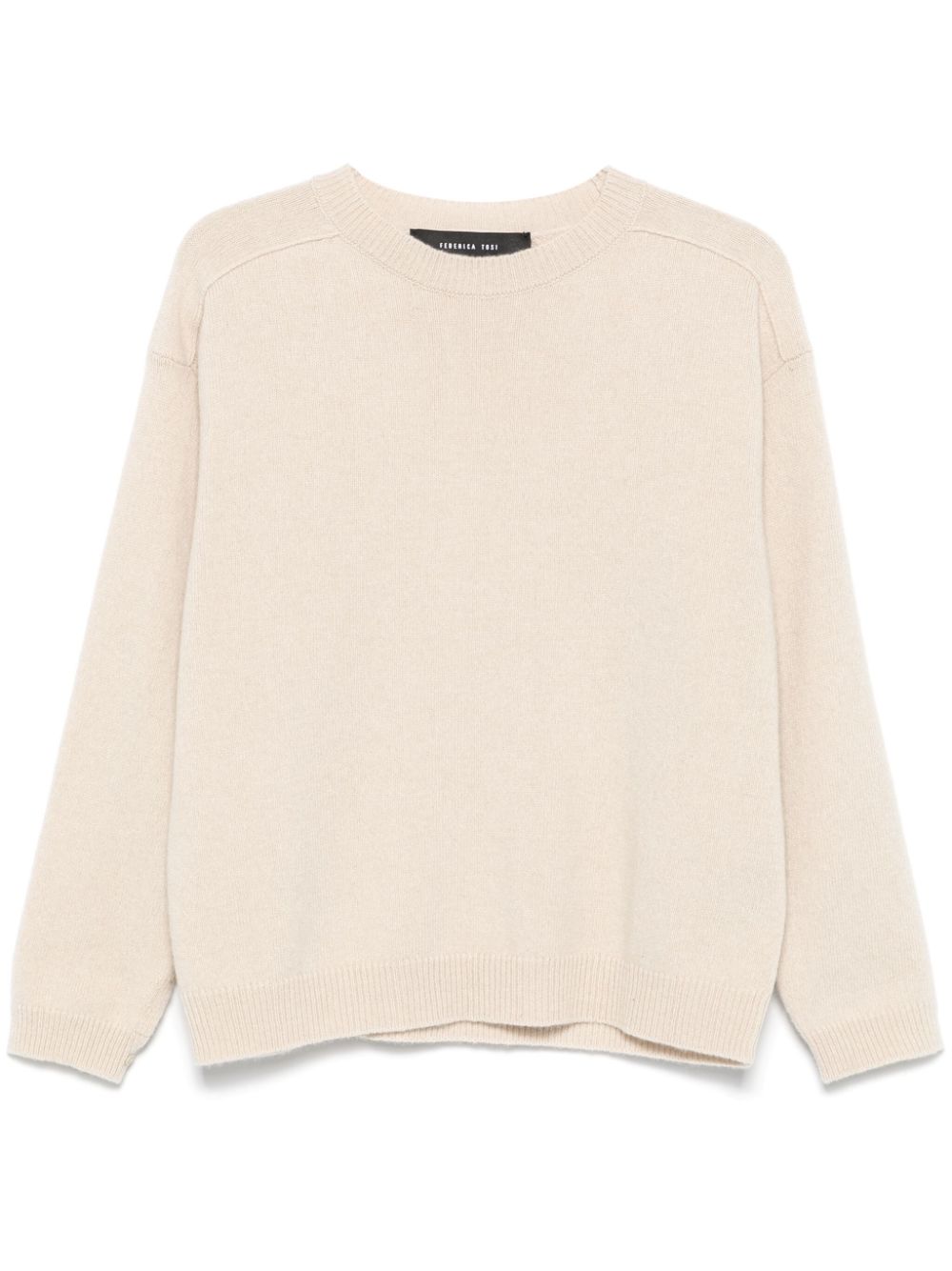 Crew-neck sweater - Neutrals