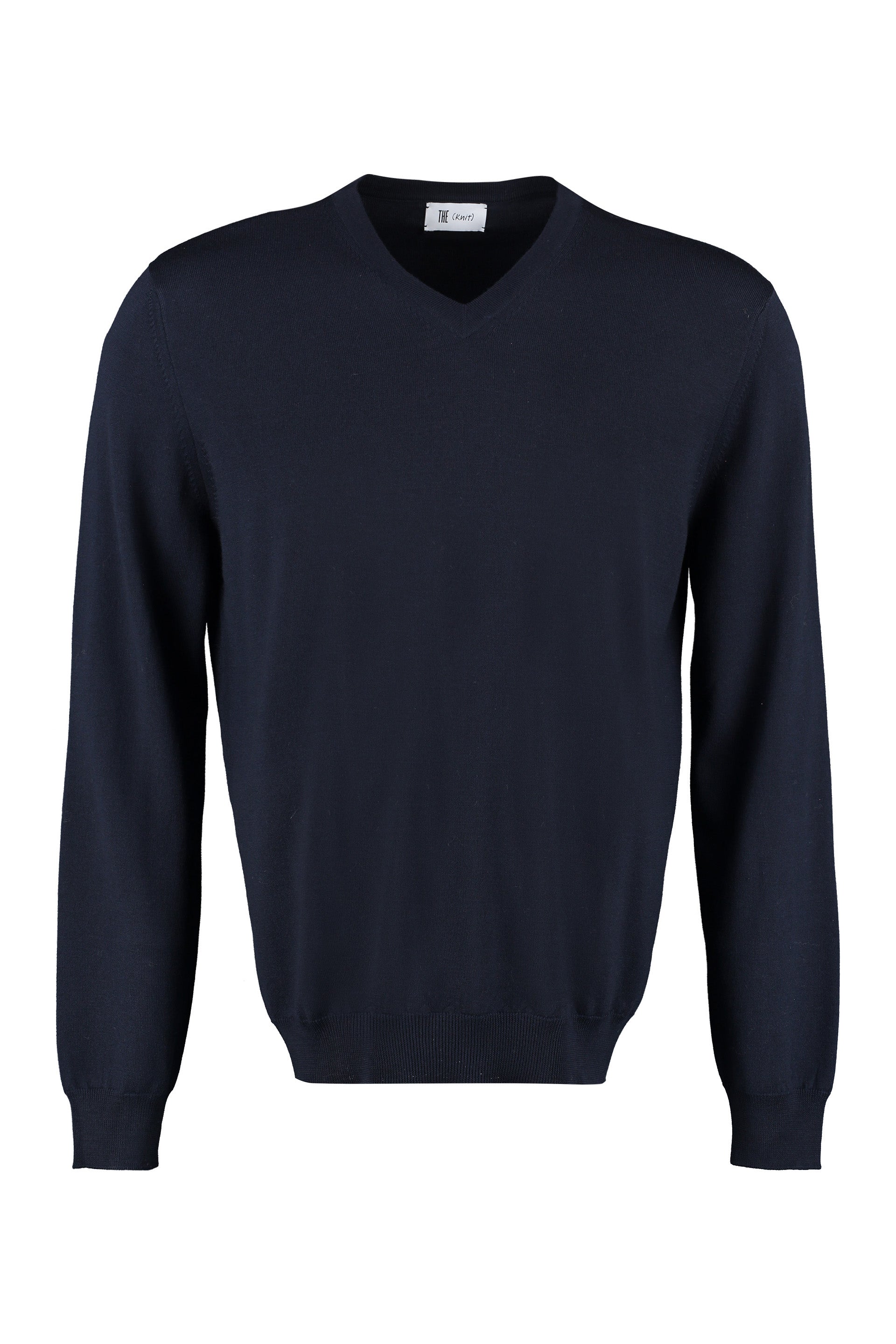 The (alphabet) Ribbed Extra-Fine Wool Knit Pullover