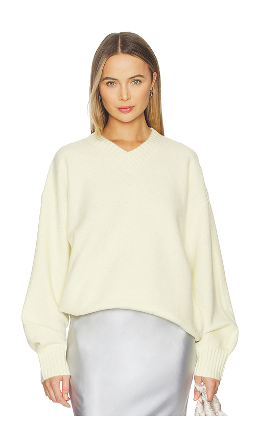 SEROYA Alejandra Sweater in Lemon. M. Also in S, XL
