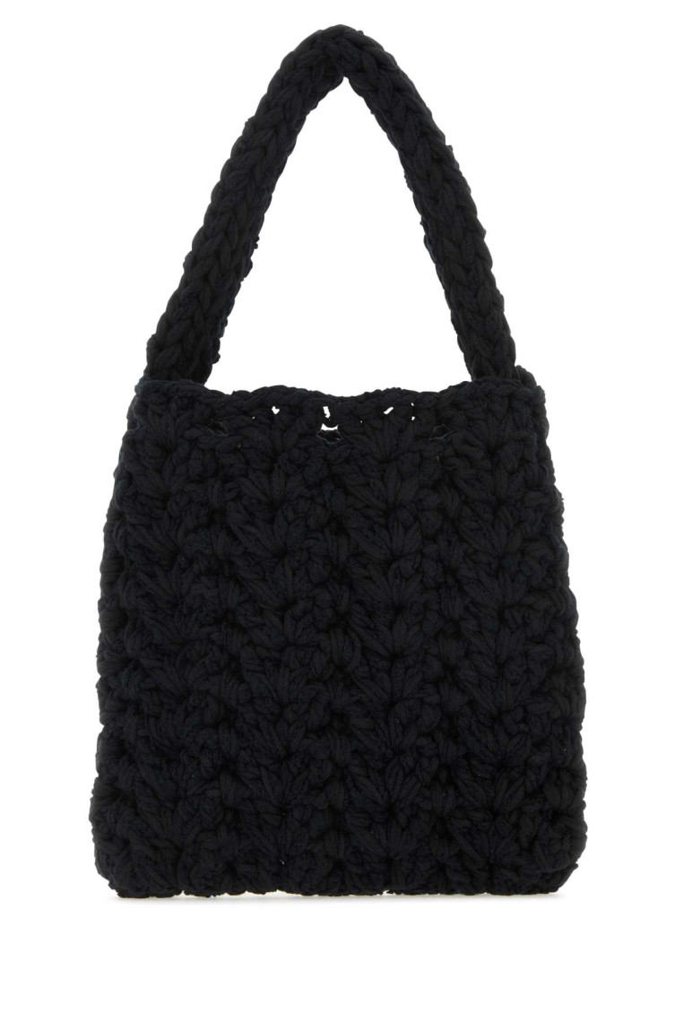 Chunky-knit bag - Black