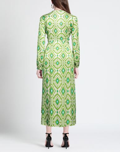 Woman Maxi dress Light green Size 8 Viscose