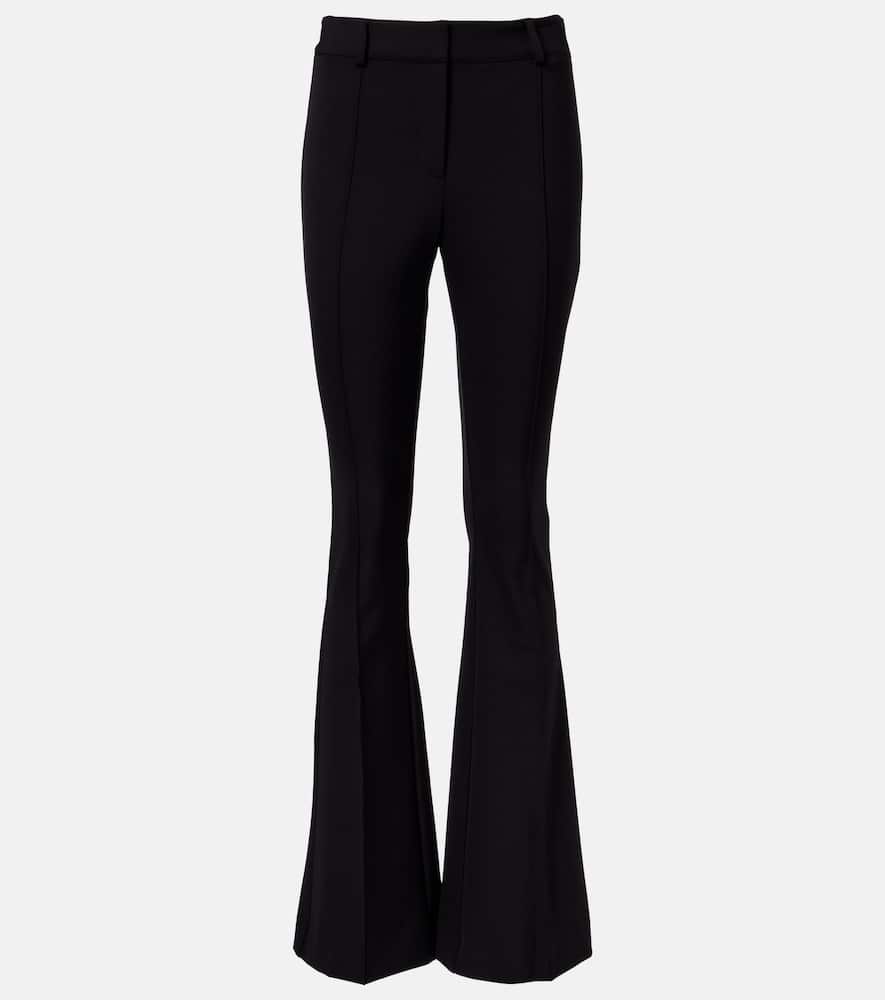 Hibiscus high-rise flared pants