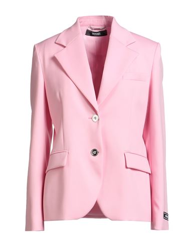 Woman Blazer Pink Size 4 Virgin Wool, Elastane