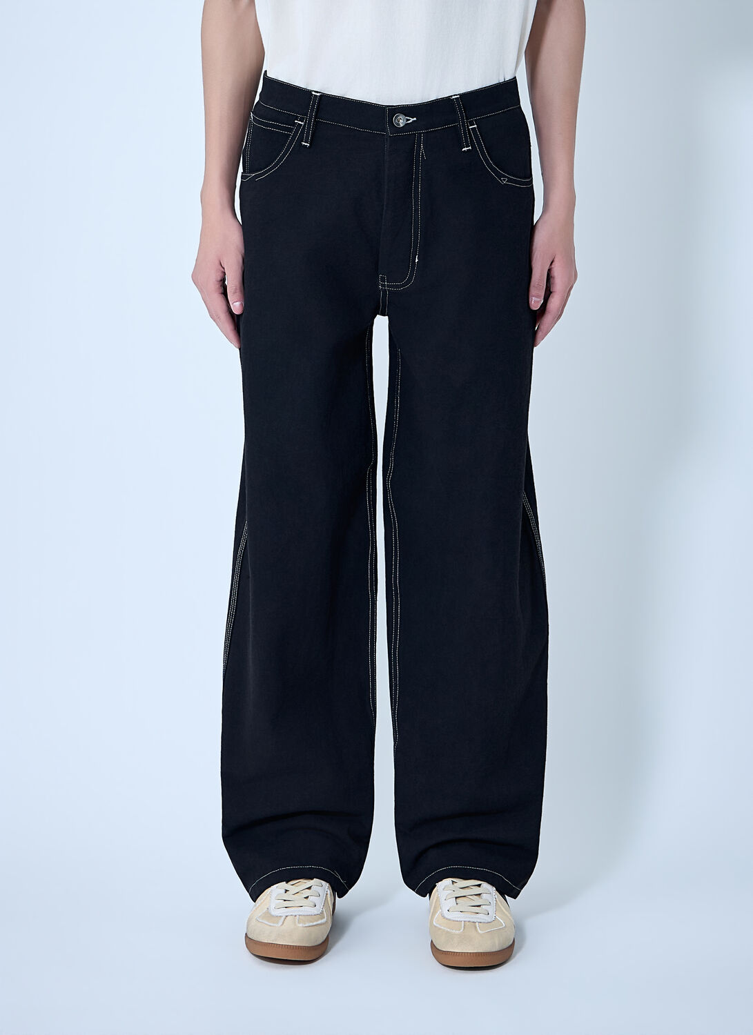 Poetry Canvas Wonky-wear Pants