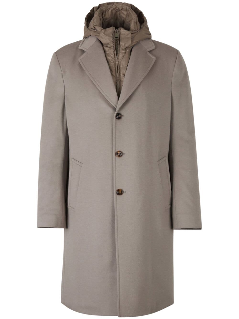 Jaya hooded coat - Blue