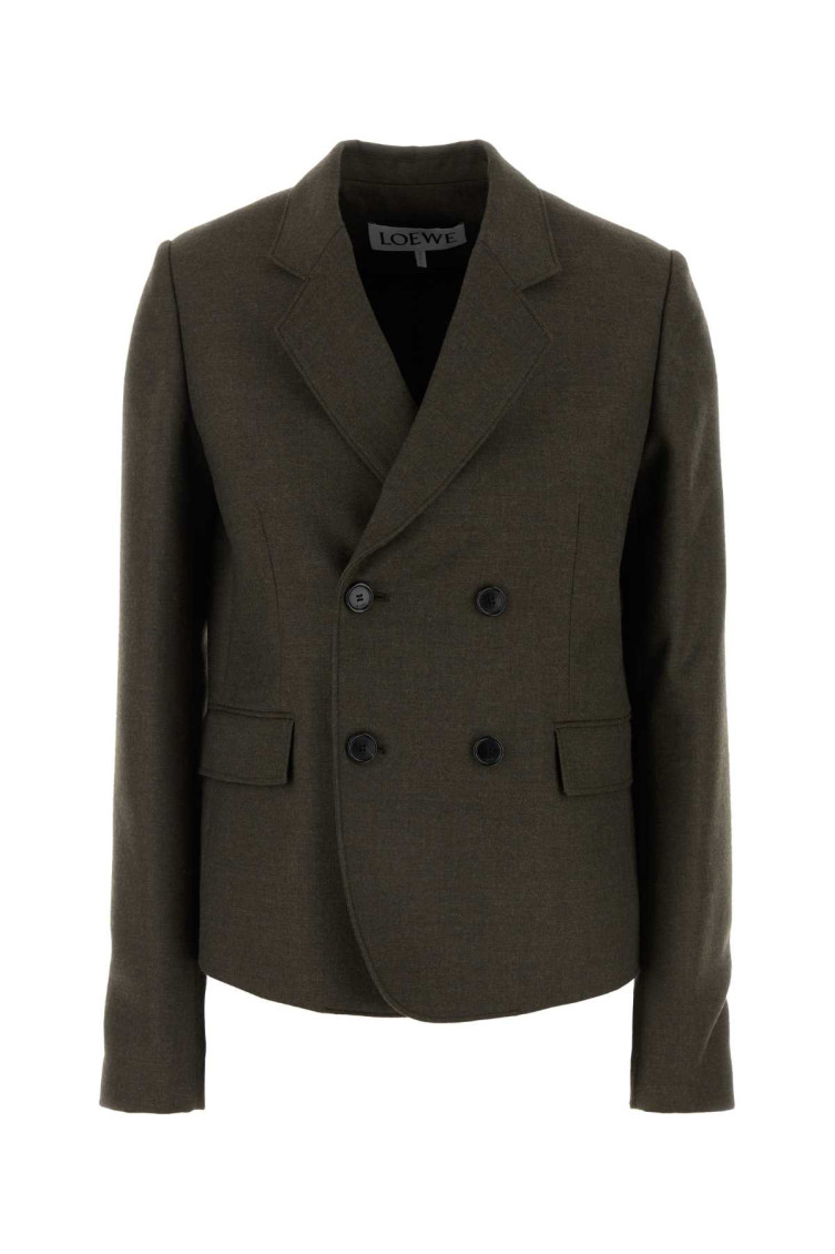 Brown Wool Blazer
