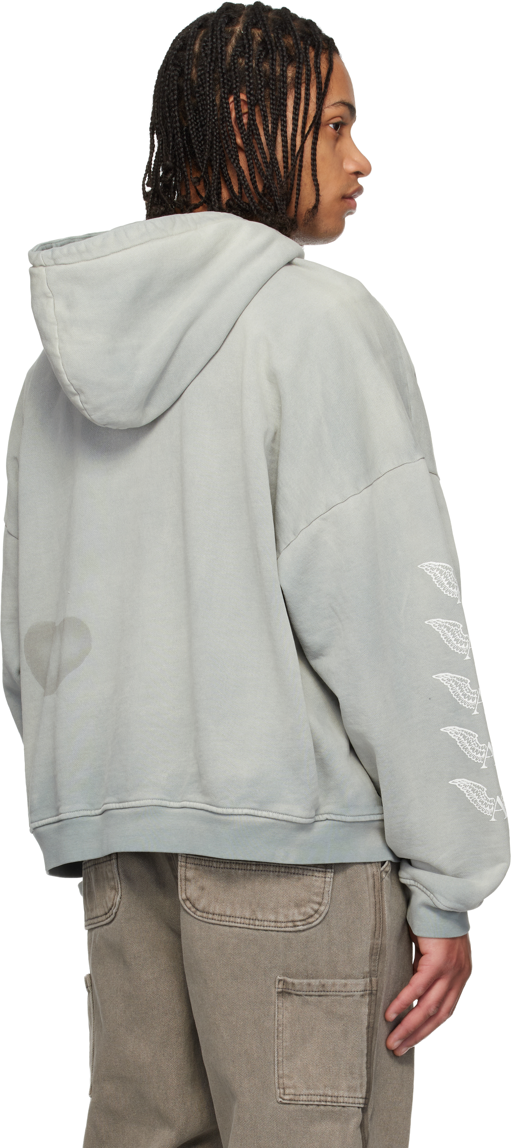 Gray Logo Hoodie